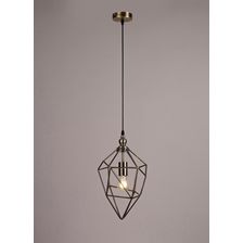 Destiny Medium 1 Light Pendant in Antique Brass