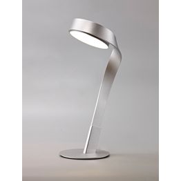 Clara Table Lamp, 1 x 10W LED, 3000K, 800lm, Silver/Polished Chrome,