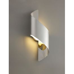 Kiara Wall Lamp Small, 1 x 8W LED, 3000K, 640lm, Silver/Polished Chrome,