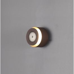 Melody Magnetic Base Wall Lamp, 1 x 12W LED, 3000K, 498lm, Coffee,