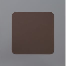 Melody 200mm Non-Electric Square Plate, Coffee