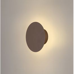 Melody Magnetic Base Wall Lamp, 12W LED 3000K 498lm, 15cm Round, Coffee