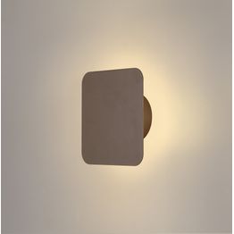 Melody Magnetic Base Wall Lamp, 12W LED 3000K 498lm, 15cm Square, Coffee