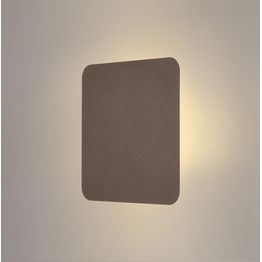 Melody Magnetic Base Wall Lamp, 12W LED 3000K 498lm, 20cm Square, Coffee