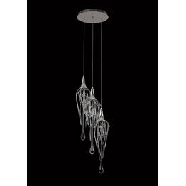 Ida Pendant Round, 3 x GU10, Polished Chrome