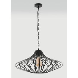 Kylie Pendant, 1 x E27, Matt Black