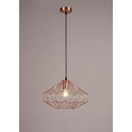 Vienna Medium Pendant, 1 x E27, Antique Copper/Black