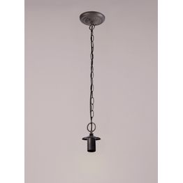 Marina Suspension Kit, 1 x E27, Aged Antique Brass