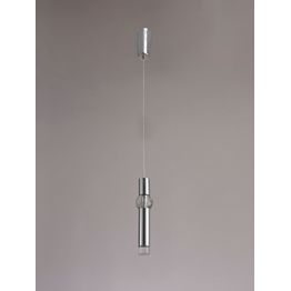 *Leah 1 Light Pendant, 1 x 5W LED, 3000K, 118lm, Polished Chrome,