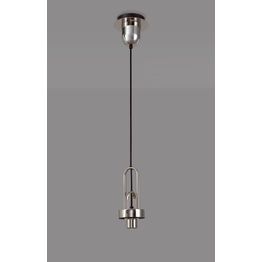 Angela Suspension Kit, 1 x E27, Polished Nickel/Matt Black