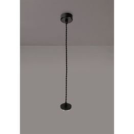 Sienna Pendant Light Kit 2m, 1 x GU10, Sand Black