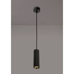 Sienna 1 Light 20cm Pendant Light GU10, Sand Black
