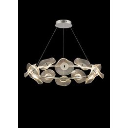 Scarlett Ring Pendant, 12 x 6W LED, 4000K, 4600lm, Polished Chrome, 3yrs Warranty