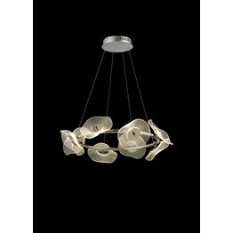 Scarlett Ring Pendant, 8 x 6W LED, 4000K ,3700lm, Polished Chrome, 3yrs Warranty