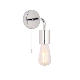 Eden Bathroom Wall Light Chrome plate