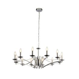 Ascot 12Lt Pendant- Chrome Metal
