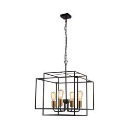 Crate 4Lt Pendant - Black &amp; Bronze Metal