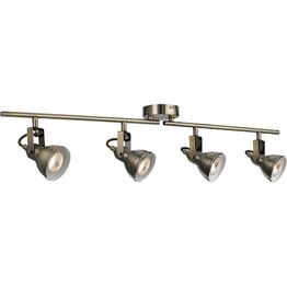 Focus 4Lt Split Bar Spotlight - Antique Brass Metal