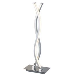 Platt LED Wave Table Lamp - Chrome