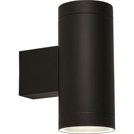 Rochester Outdoor 2Lt Wall Light - Black Metal &amp; Glass