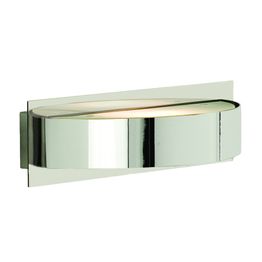 Vega Wall Light - Chrome &amp; Glass