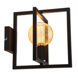 Plaza Wall Light - Matt Black Metal