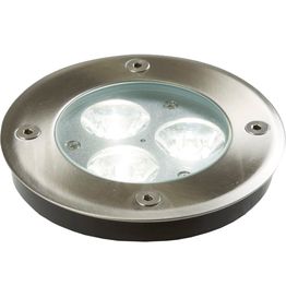 Walkover LED Indoor/Outdoor Recessed-Stainless Steel &amp; White