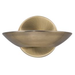 Sardina Uplight Wall Light - Antique Brass Metal