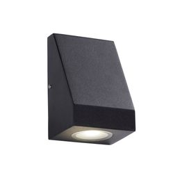 Troy Outdoor Wall Light - Black Metal &amp; Glass