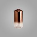 Angela Linear 4 Light Pendant E27 With 16cm Cylinder Glass, Copper/Clear Copper/Matt Black additional 9