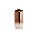 Angela Linear 4 Light Pendant E27 With 16cm Cylinder Glass, Copper/Clear Copper/Matt Black additional 11