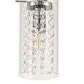 Molly Semi Ceiling Light, 3 x E14, Polished Chrome/Crystal/Glass additional 8