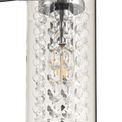 Molly Semi Ceiling Light, 3 x E14, Polished Chrome/Crystal/Glass additional 7
