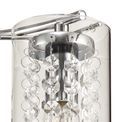 Molly Semi Ceiling Light, 3 x E14, Polished Chrome/Crystal/Glass additional 6