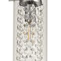 Molly Semi Ceiling Light, 5 x E14, Polished Chrome/Crystal/Glass additional 8