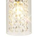Molly Semi Ceiling Light, 5 x E14, Polished Chrome/Crystal/Glass additional 6