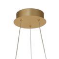 Becca Small Pendant, 1 x 30W LED, 3000K, 1800lm, Sand Gold, additional 6