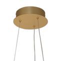 Becca Medium Pendant, 1 x 39W LED, 3000K, 2152lm, Sand Gold, additional 5