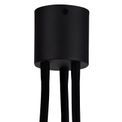 Grace Flexible Ceiling 3 Light E27, Satin Black/Brushed Copper additional 12