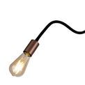 Grace Flexible Ceiling 3 Light E27, Satin Black/Brushed Copper additional 16