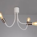 Grace Flexible Ceiling 3 Light in Satin White/Satin Nickel additional 1
