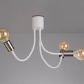 Grace Flexible Ceiling 3 Light in Satin White/Satin Nickel additional 6