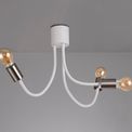 Grace Flexible Ceiling 3 Light in Satin White/Satin Nickel additional 5