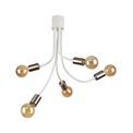 Grace Flexible 5 Light Ceiling Light in Satin White/Satin Nickel additional 11