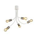 Grace Flexible 5 Light Ceiling Light in Satin White/Satin Nickel additional 12