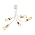 Grace Flexible 5 Light Ceiling Light in Satin White/Satin Nickel additional 14