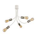 Grace Flexible 5 Light Ceiling Light in Satin White/Satin Nickel additional 15