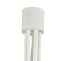 Grace Flexible 5 Light Ceiling Light in Satin White/Satin Nickel additional 16