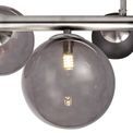 Rylee Semi-Flush Ceiling Light, 4 x G9, Polished Chrome, Smoked Glass additional 8