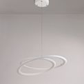 Maisie Pendant, 1 x 40W LED, 4000K, 2996lm, 3 Step Dimming, Matt White, additional 2